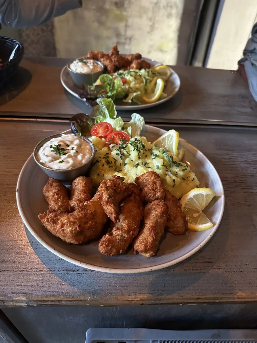 Backfisch mit Kartoffelsalat